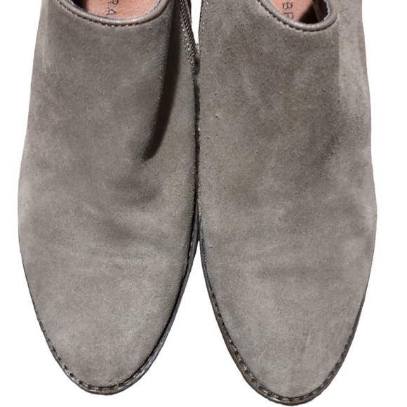 LUCKY BRAND | Women’s Taupe Faithly Suede Almond Toe Ankle Boot Booties size 8 - Picture 4 of 12